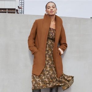 Aritzia Wilfred Cocoon Wool & Cashmere Coat